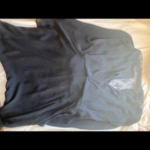 Zara Basic Black dress with lace